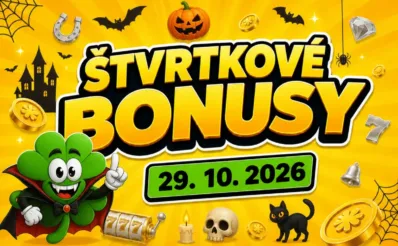 štvrtkové bonusy 29.10.2026