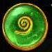 Symbol Symbol špirály na zelenom poli automatu Book of Golden Sands od Pragmatic Play