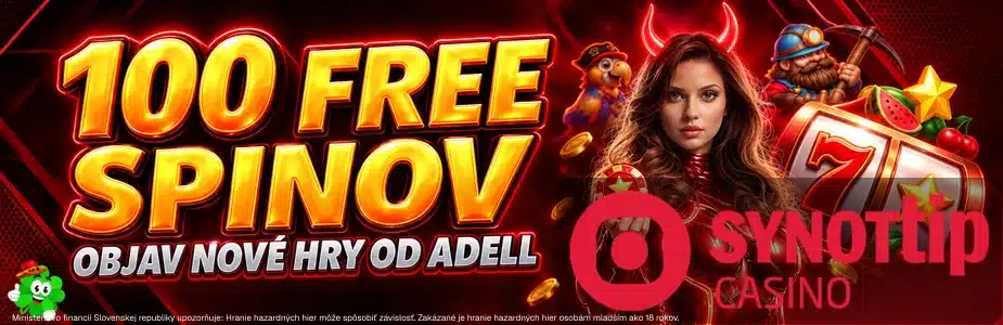 100 free spinov v Synottipe
