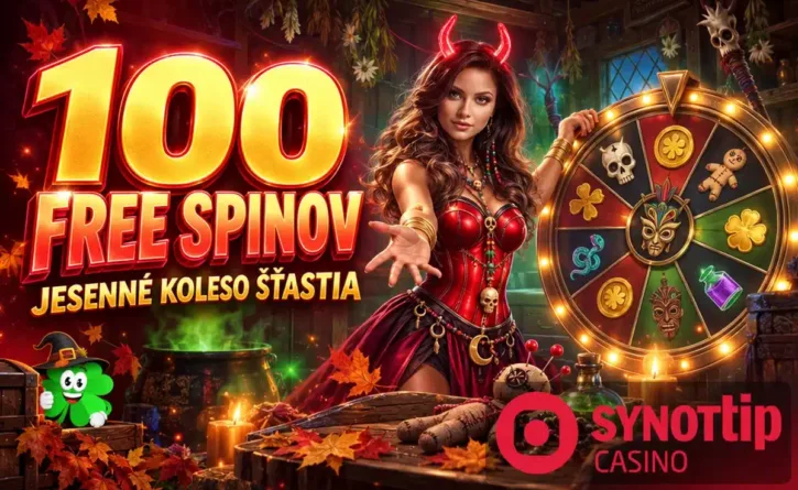 100 free spinov v Synottipe