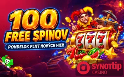 100 free spinov v Synottipe