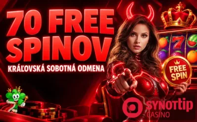 70 free spinov v Synottipe