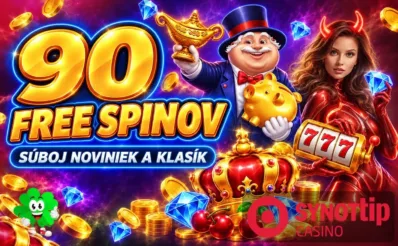 90 free spinov v Synottip
