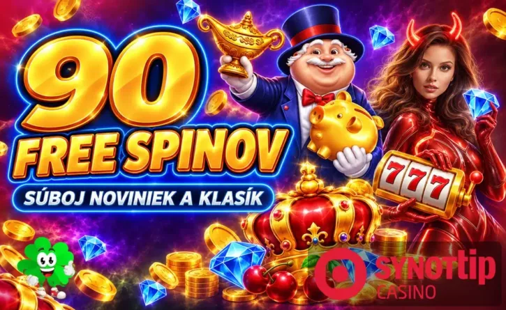 90 free spinov v Synottip