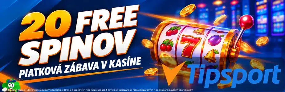 20 free spinov v Tipsport